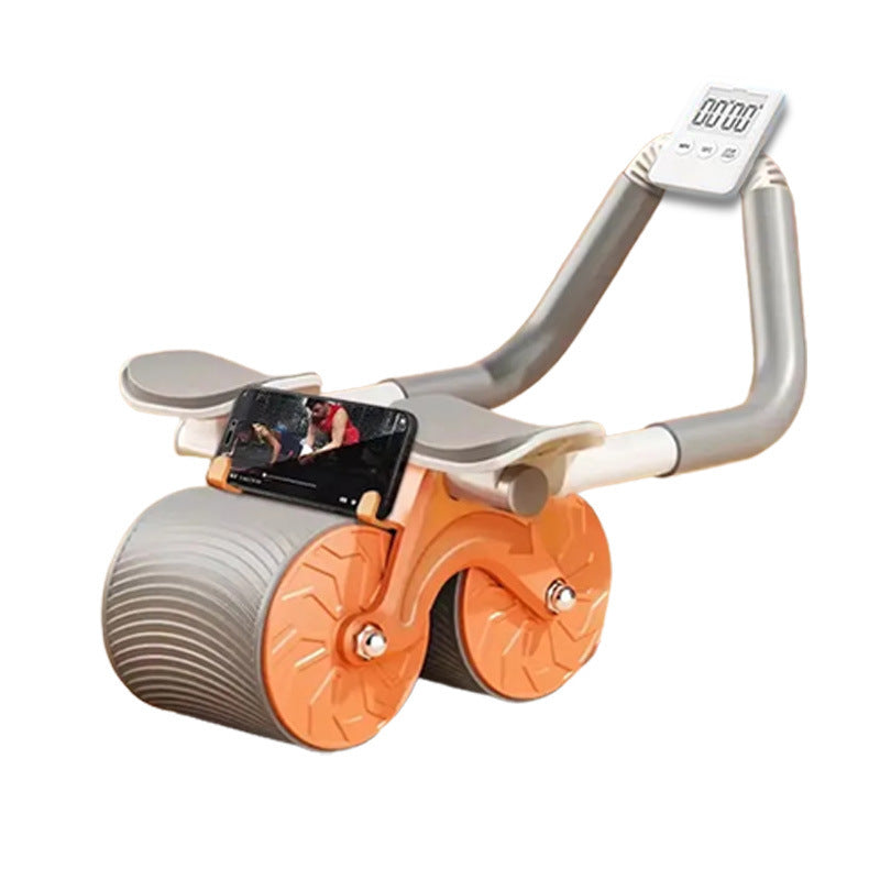 Ab Roller with Elbow Support and Automatic Rebound