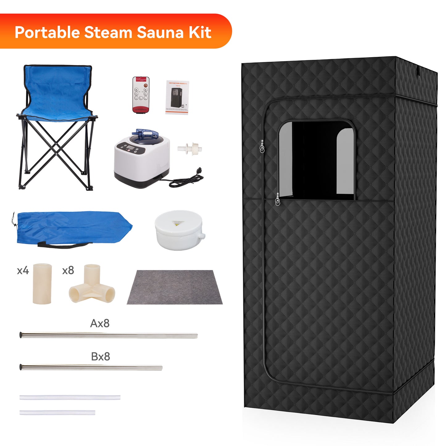 Portable Steam Sauna Room – Home Detox & Relaxation