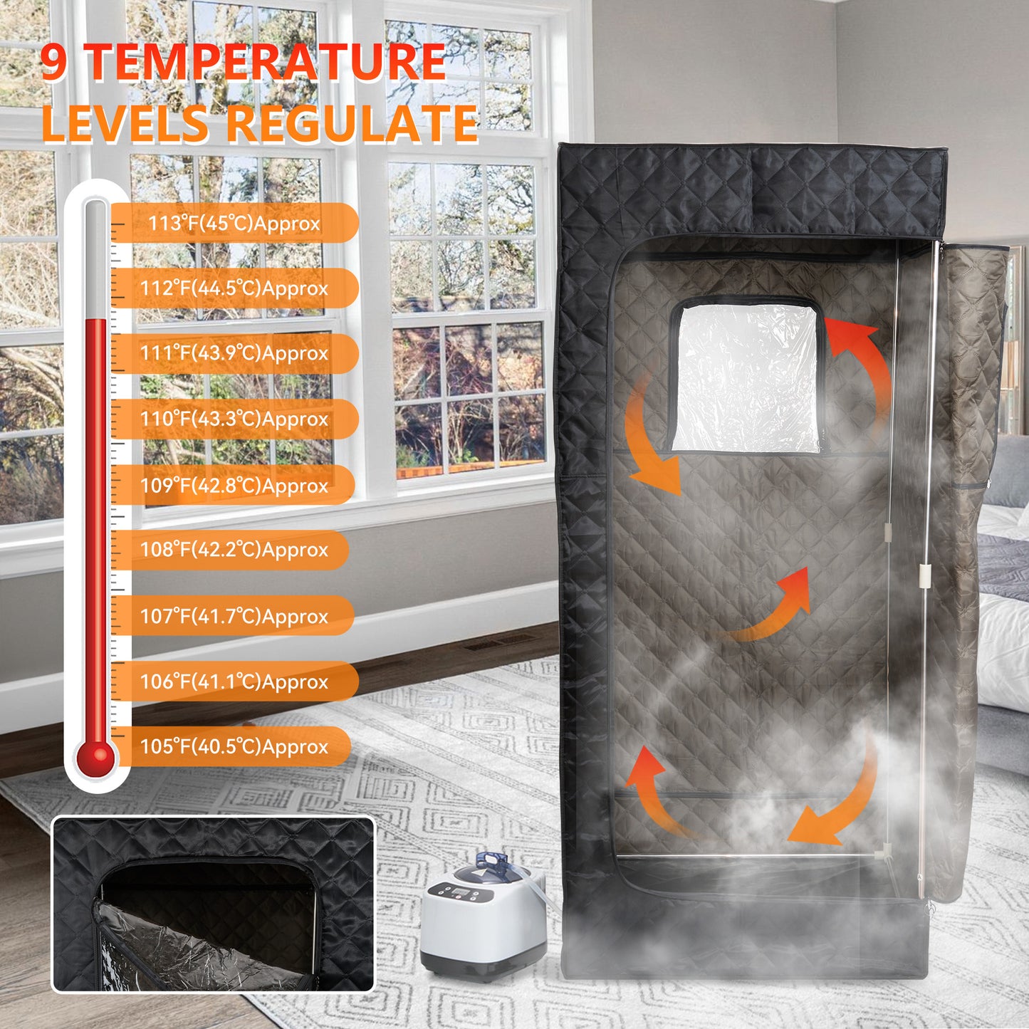 Portable Steam Sauna Room – Home Detox & Relaxation