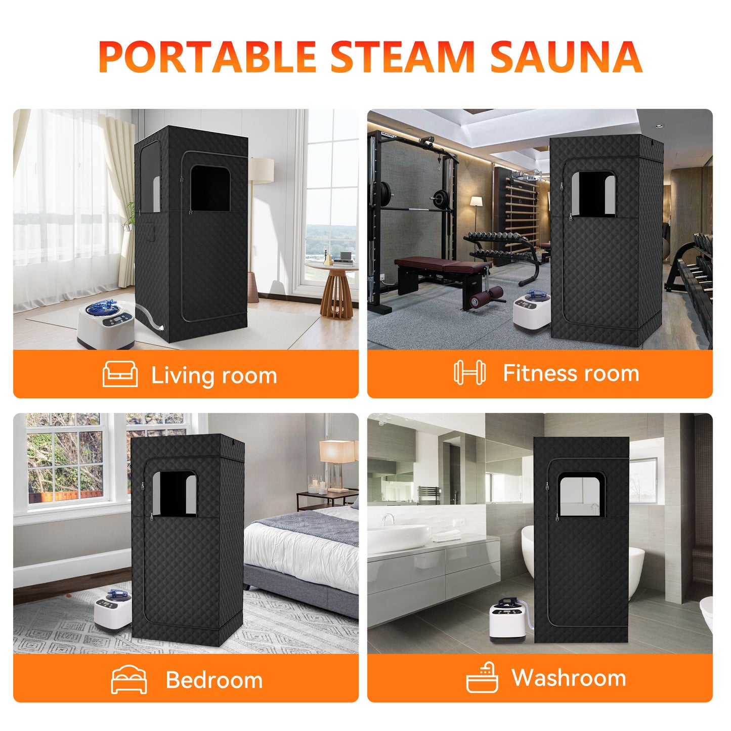 Portable Steam Sauna Room – Home Detox & Relaxation