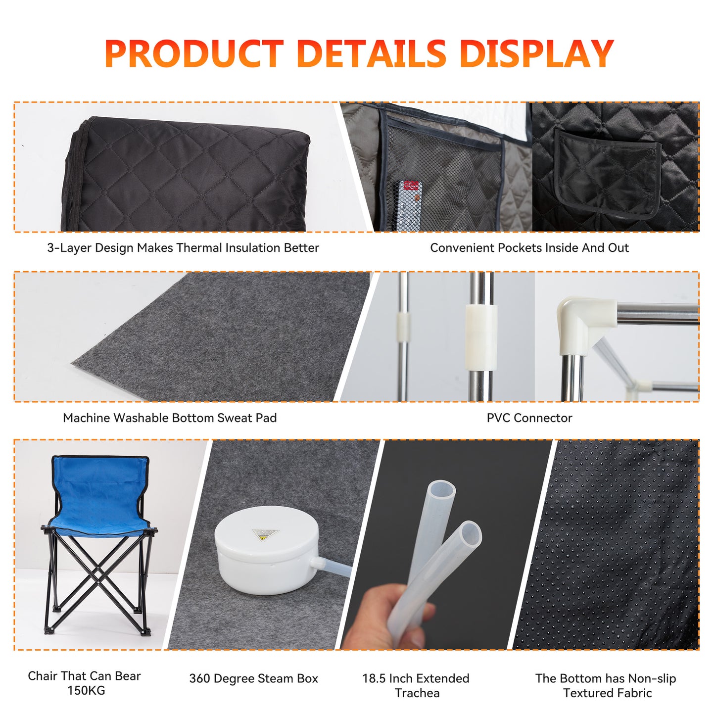 Portable Steam Sauna Room – Home Detox & Relaxation