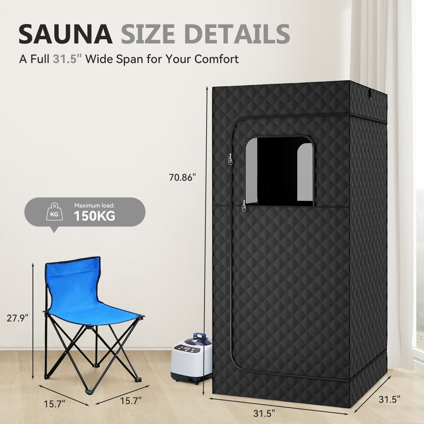 Portable Steam Sauna Room – Home Detox & Relaxation
