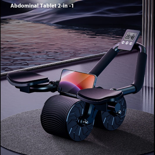 Ab Roller with Elbow Support and Automatic Rebound