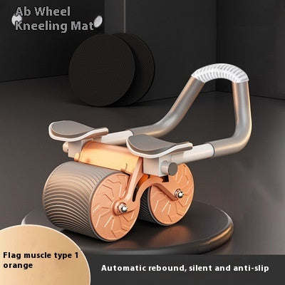 Ab Roller with Elbow Support and Automatic Rebound