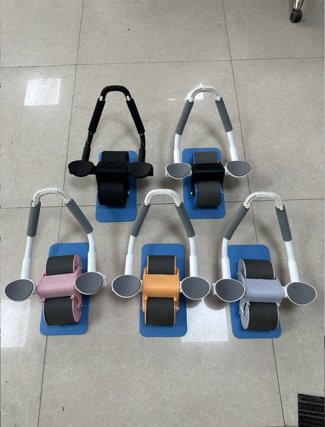 Ab Roller with Elbow Support and Automatic Rebound